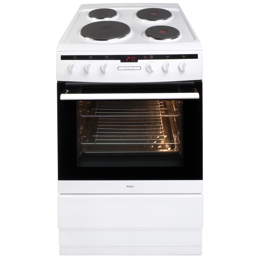 amica 608ee2taw 60cm freestanding electric cooker