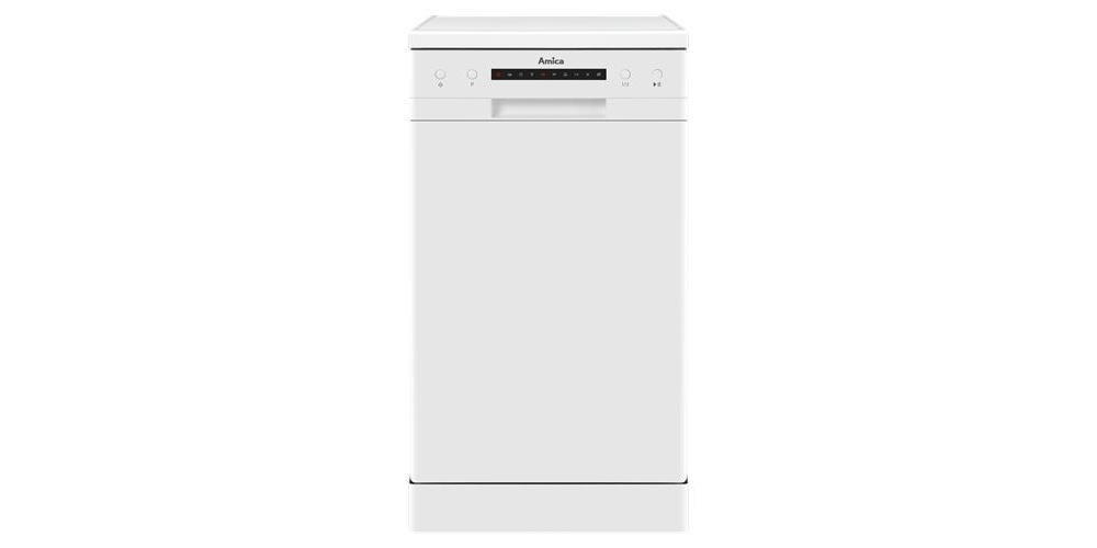 amica adf410wh 45cm freestanding dishwasher