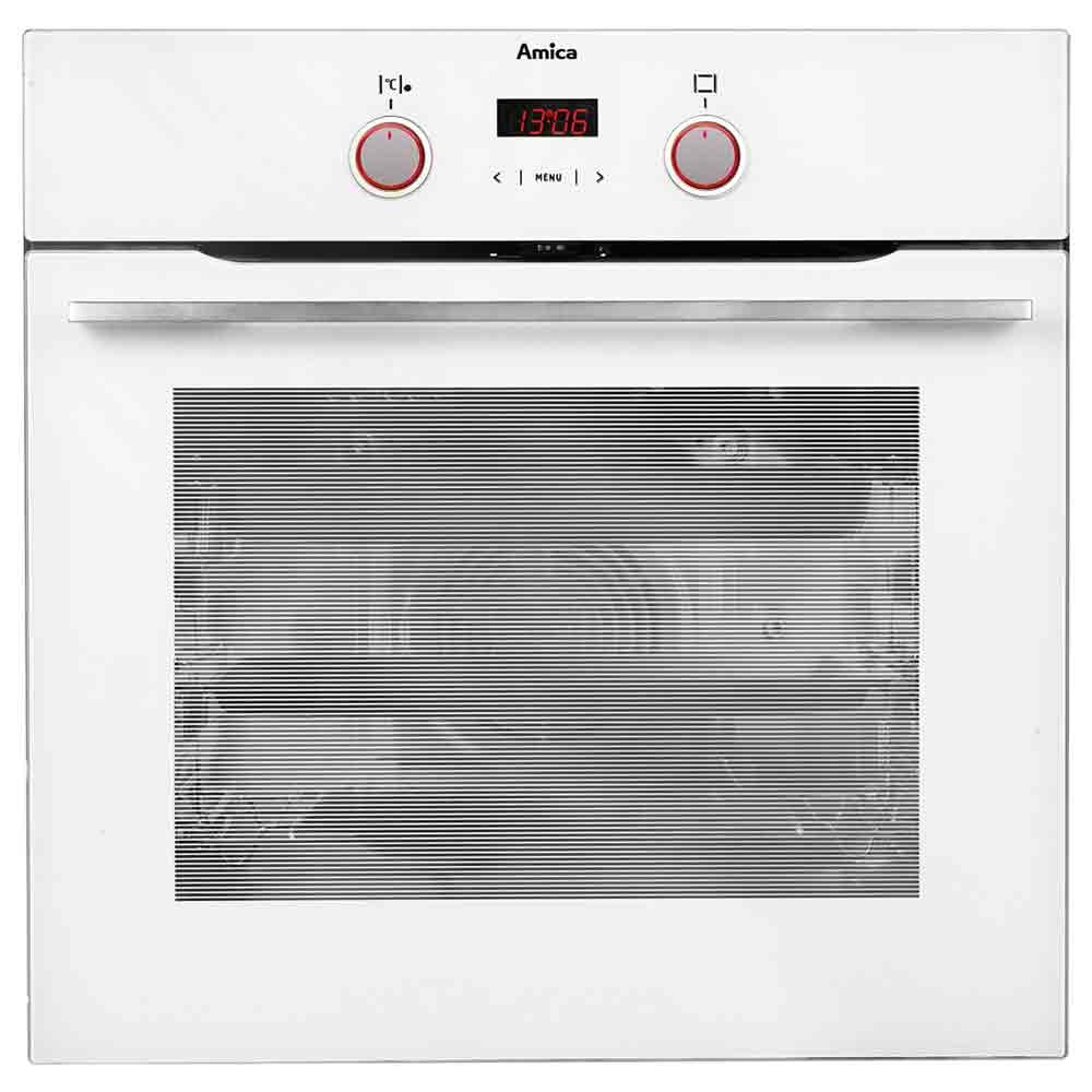 amica asc420wh multifunction single oven in white