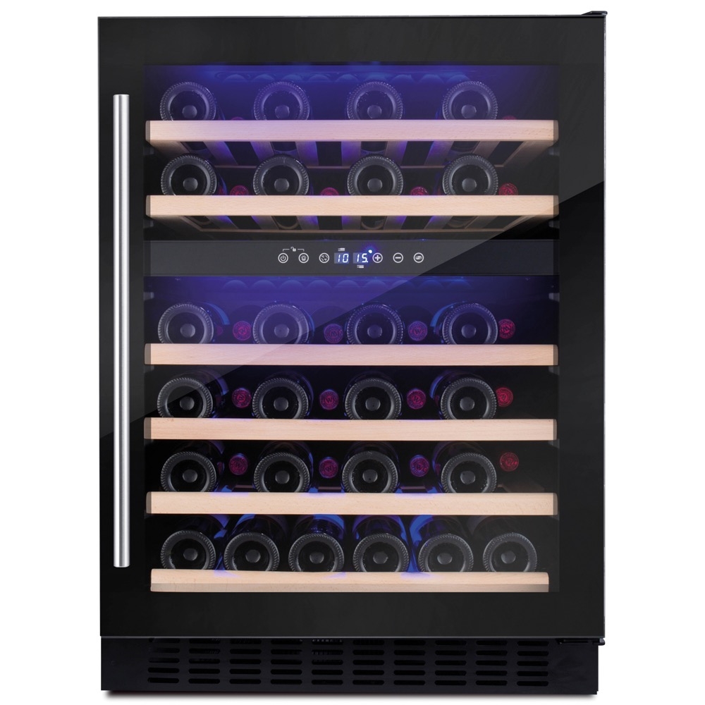 amica awc600bl freestanding wine cooler