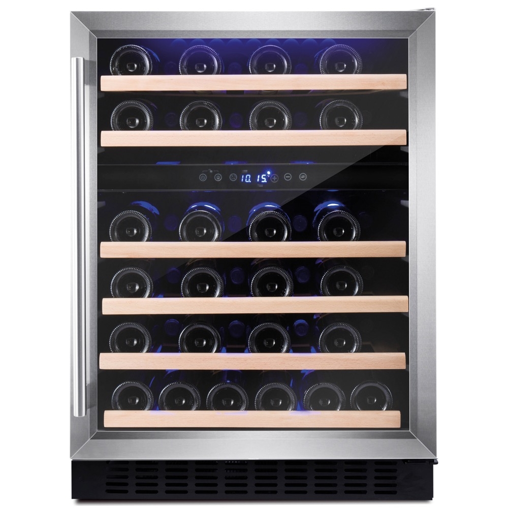 amica awc600ss freestanding wine cooler