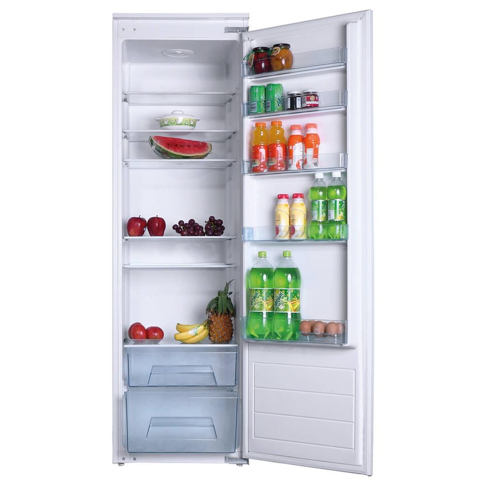 amica bc2763 full height built in fridge a+ rating