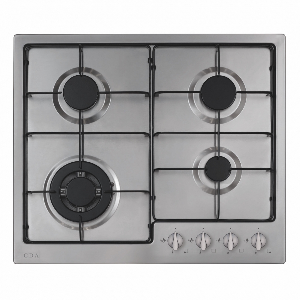 cda hg6251ss 60cm gas hob in stainless steel