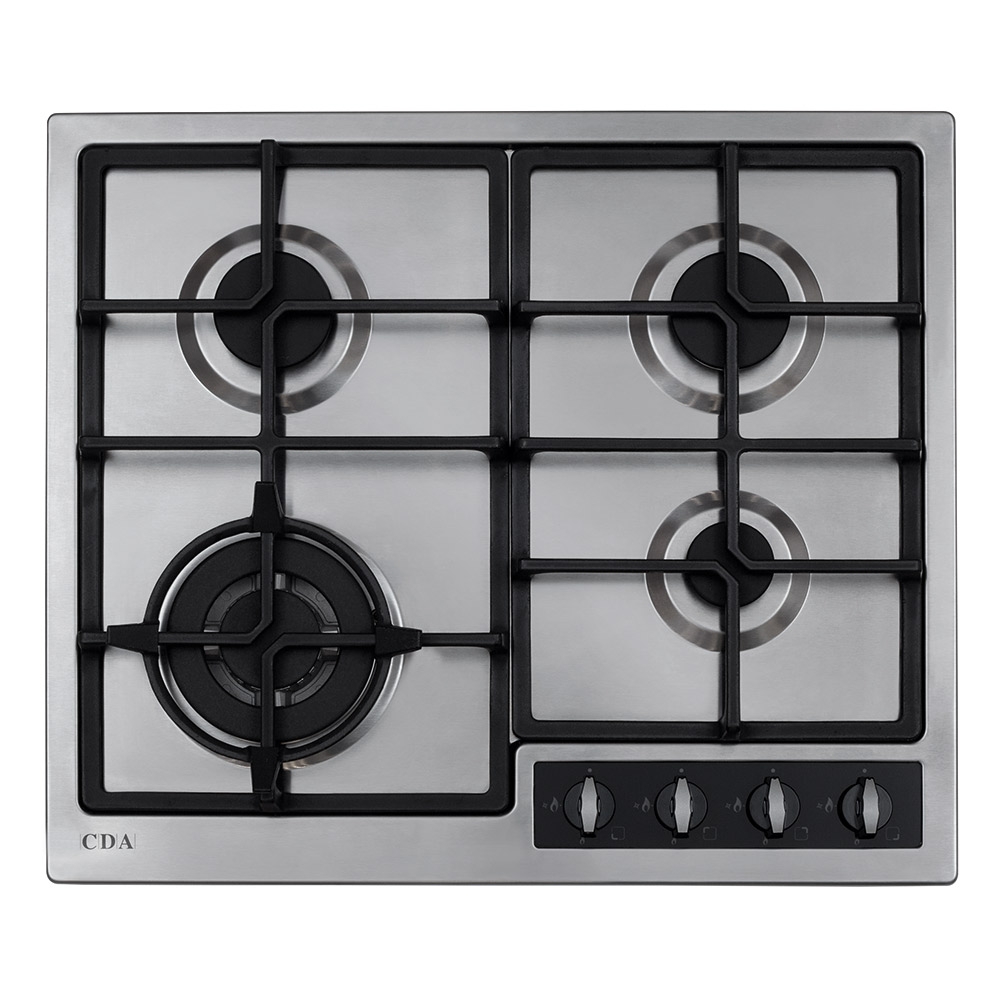 cda hg6350lss lpg ready 60cm gas hob in stainless steel