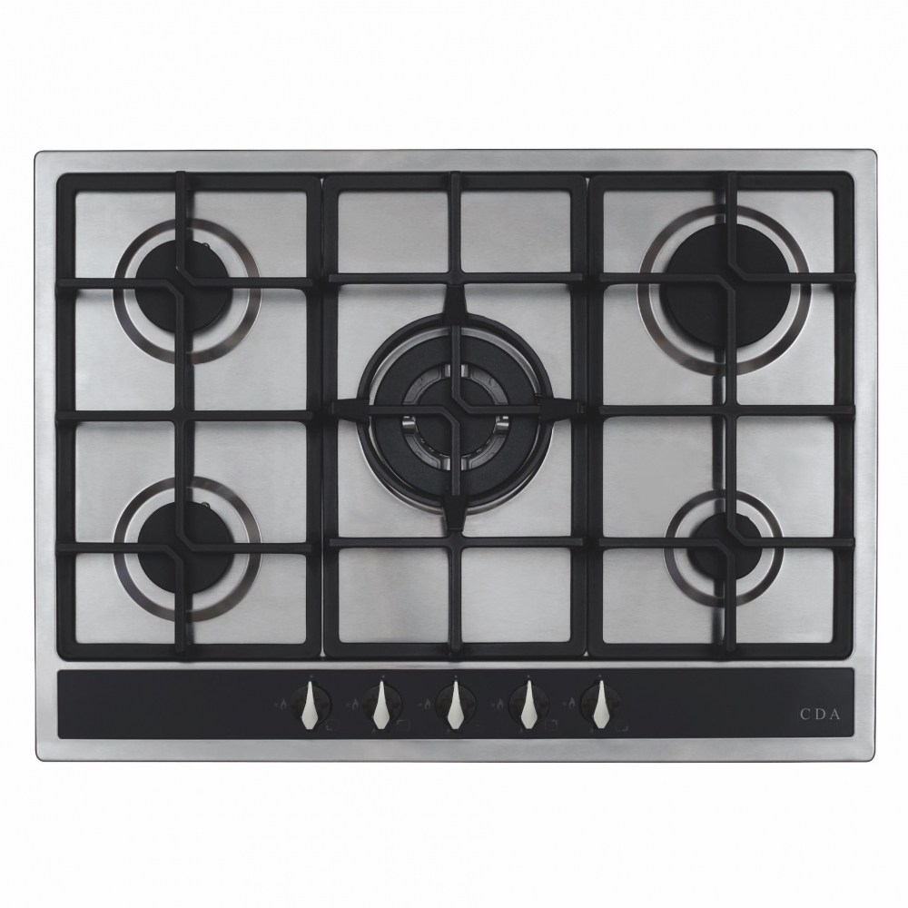 cda hg7351ss 70cm gas hob in stainless steel