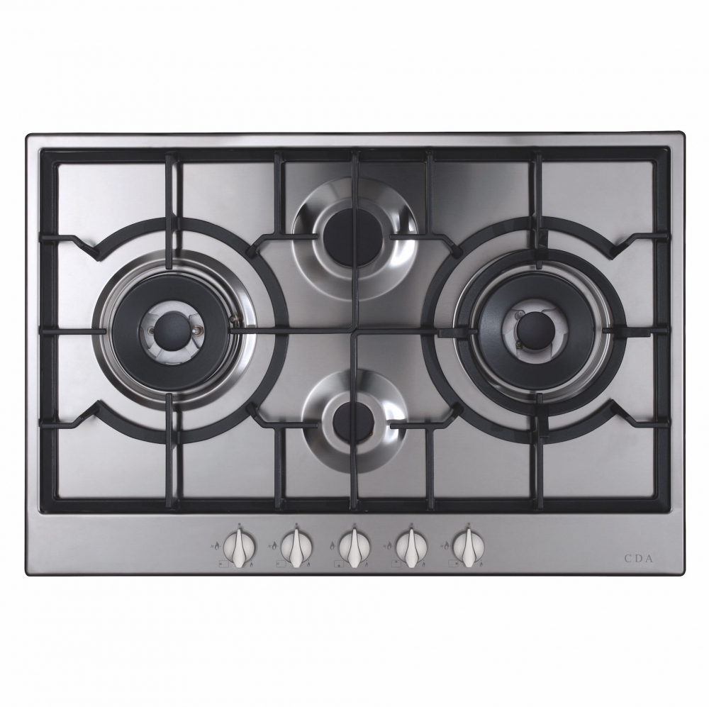 cda hg7501ss 70cm gas hob in stainless steel