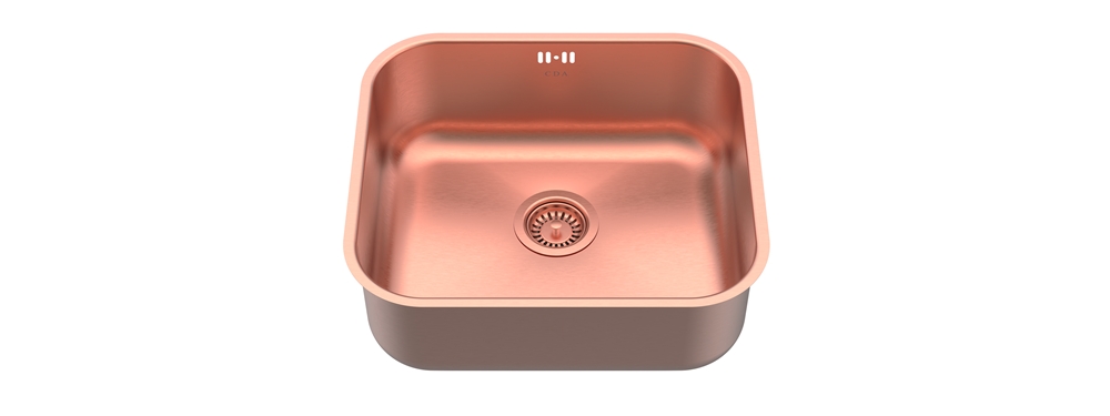 cda kcc33cu undermounted sink in copper