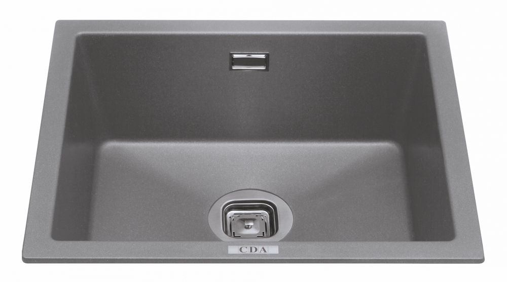 cda kmg24gr is a single bowl composite sink in graphite