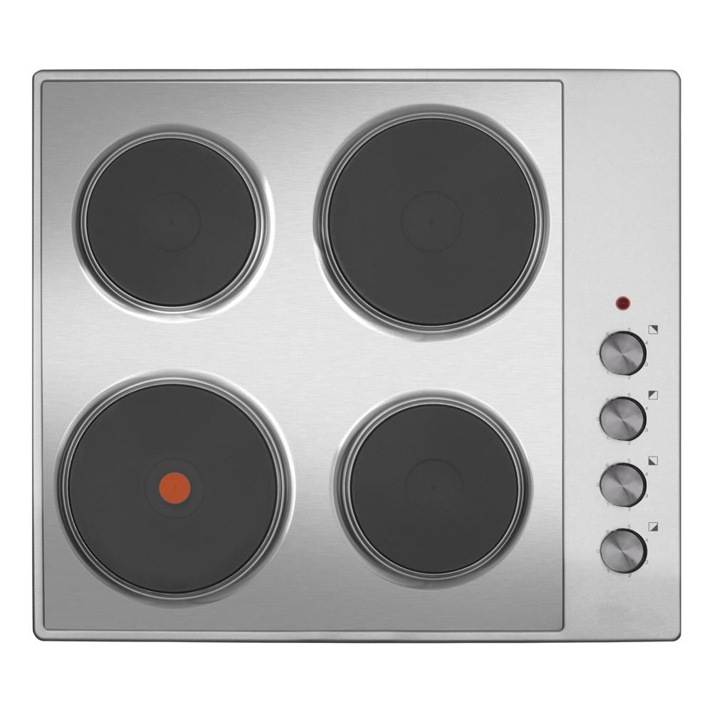 matrix mhe003ss 60cm 4 zone solid plate hob in stainless steel