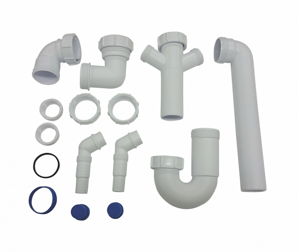 cda pp1 single bowl space saver plumbing kit