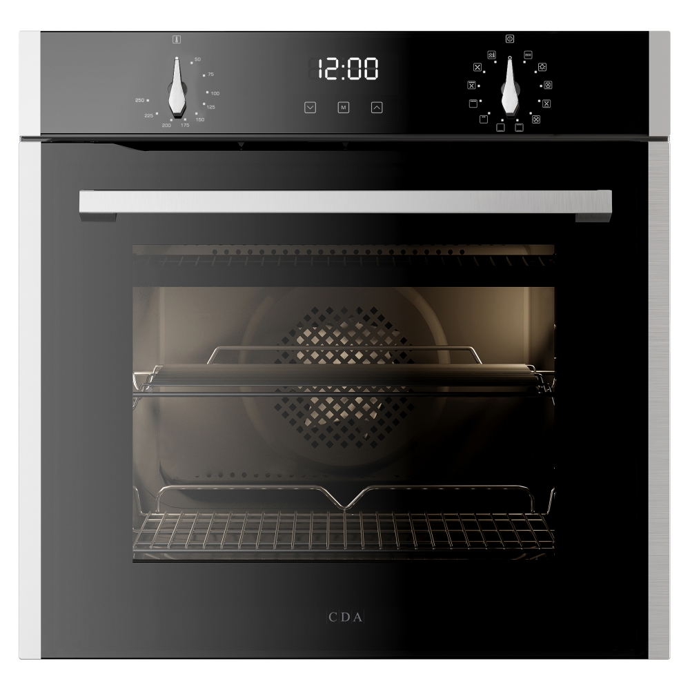 cda sl300ss  13 function single multifunction oven in stainless steel