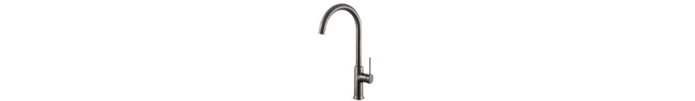 cda tcc5gm swan neck tap in gun metal