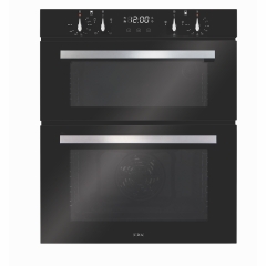 cda dc741bl double built under oven in black