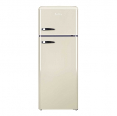 amica fdr2213c 55cm fridge freezer in cream