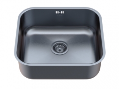 cda kcc33gm undermounted sink in gun metal