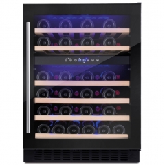 amica awc600bl freestanding wine cooler