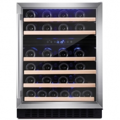 amica awc600ss freestanding wine cooler