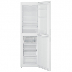 amica fk3023f 55cm frost free fridge freezer in white