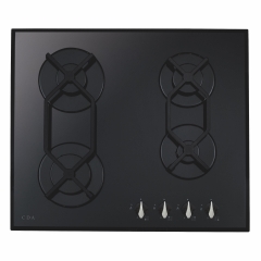 cda hvg621bl 60cm gas hob in black