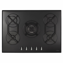 cda hvg721bl gas hob in black