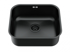 cda kcc33bl undermounted sink in black