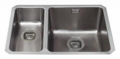 cda kvc35lss is a stainless steel undermount one and a half bowl sink