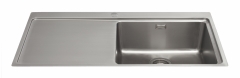 cda kvf21lss is a heavy grade stainless steel, flush-fit sink