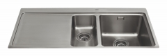 cda kvf22lss is a heavy grade stainless steel, flush-fit sink