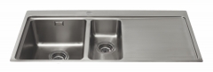 cda kvf22rss is a heavy grade stainless steel, flush-fit sink