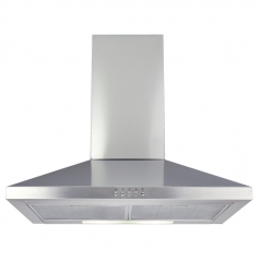 matrix meh601ss 60cm chimney extractor in stainless steel 382m3hr