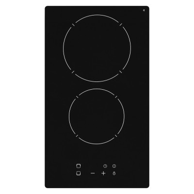 matrix mxc030fr black domino ceramic hob