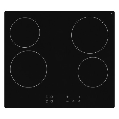 matrix mxc060fr black 4 zone ceramic hob