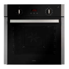 cda sc360ss single 13 function pyrolytic oven with timer in stainless steel