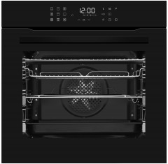 cda SL570BL single multifunction pyrolytic oven in BLACK