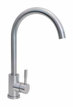 cda tc31ch is a single flow single lever tap in stainless steel