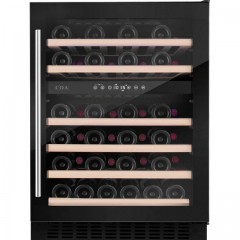 cda wccfo602bl 60cm wine cooler in black