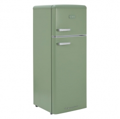 cda betty meadow retro 55cm freestanding top mount fridge freezer