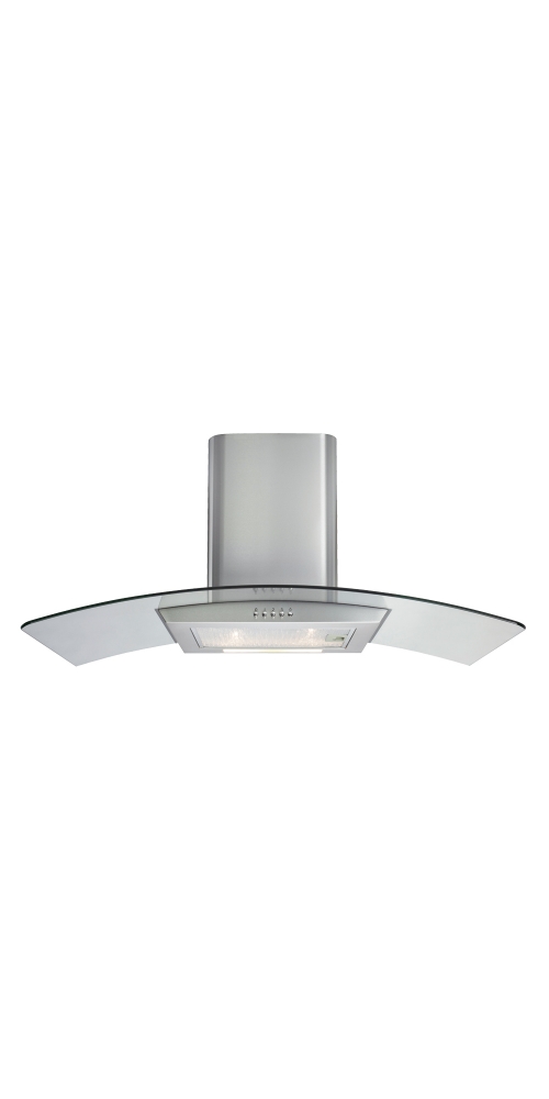 Matrix MEP901SS 90cm Curved glass extractor 336m3hr